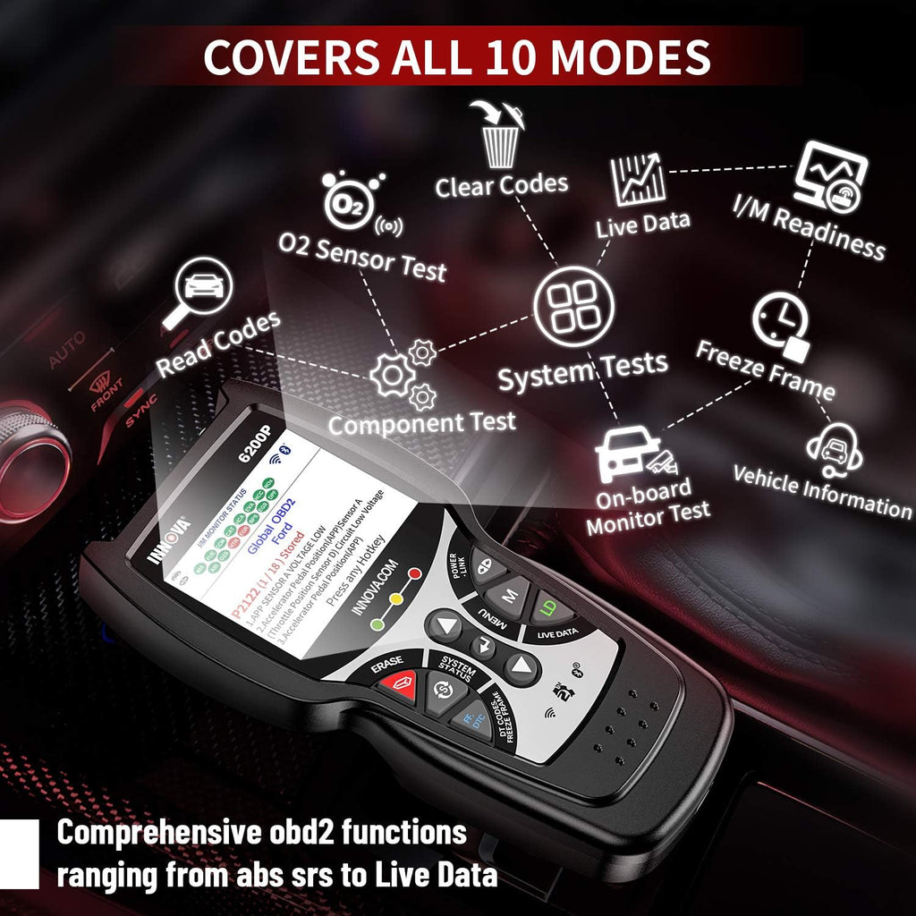 OBD2 Scanner with Battery Registration Oil Light Reset S397812