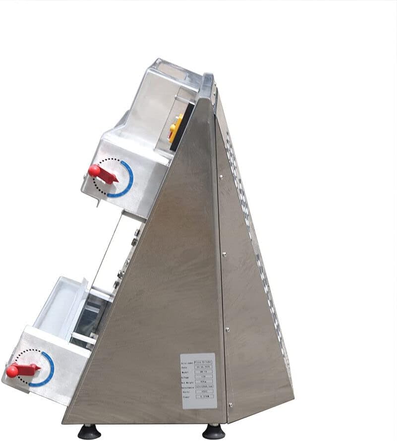 Pizza Dough Roller Sheeter, 370W 3-15 inch Commercial Pizza Dough Press Machine Q424