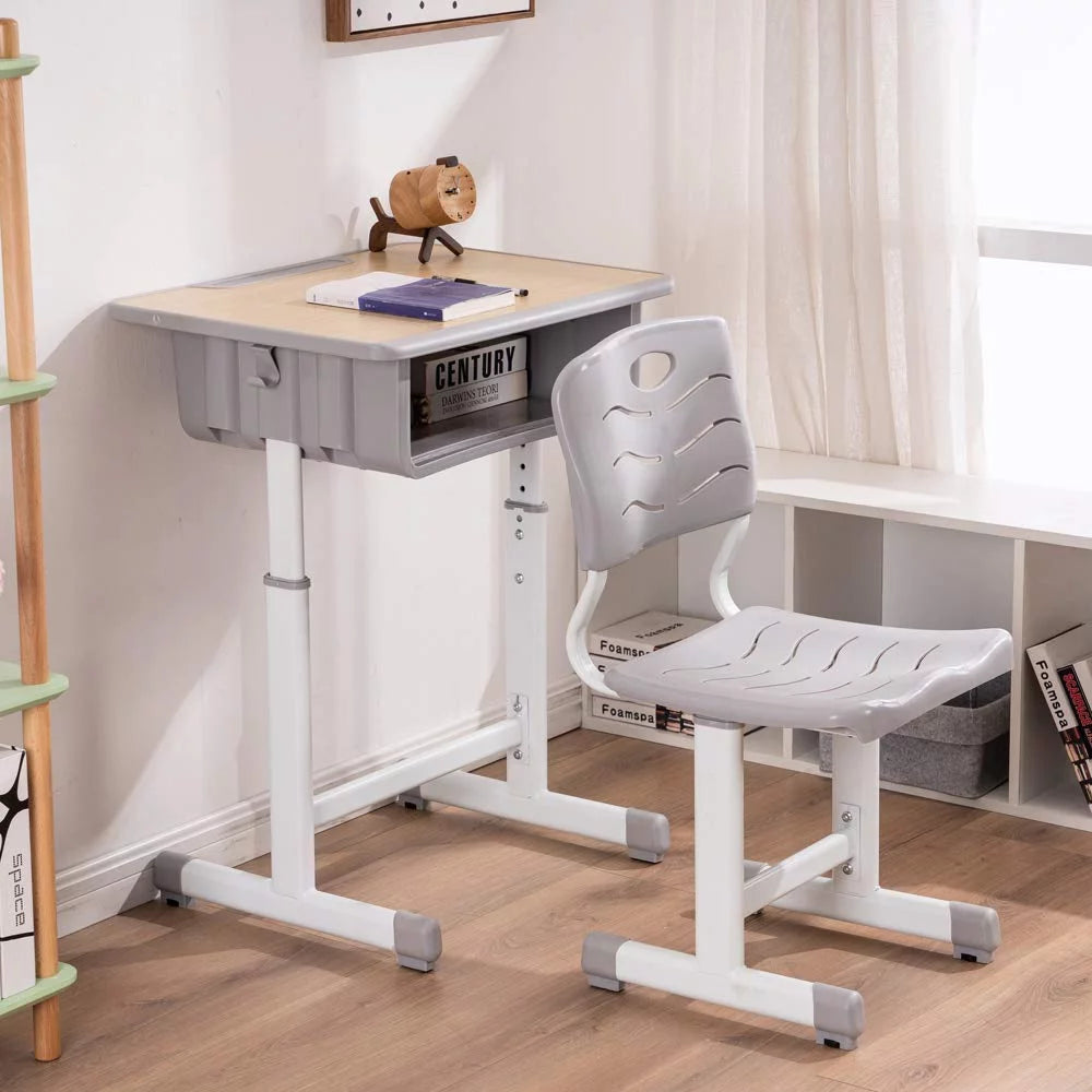 Kids Desk and Chair Set, Height Adjustable G745