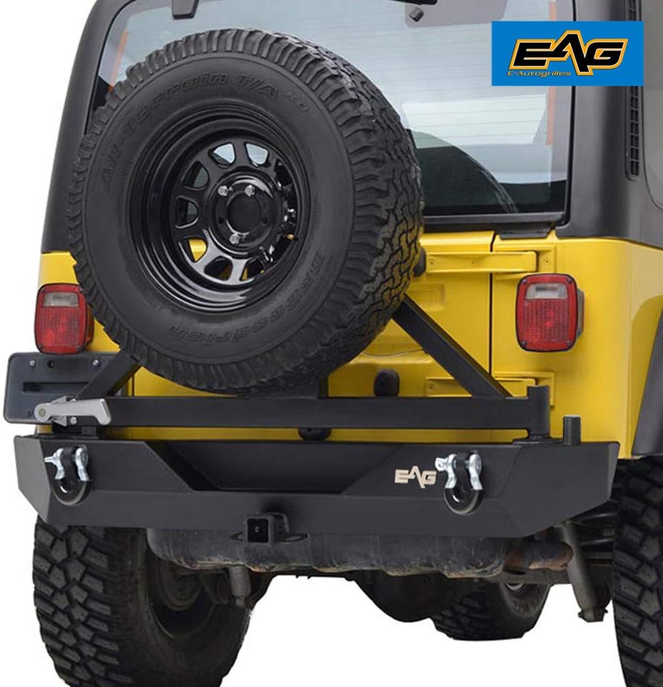 Steel Rear Bumper with Tire Carrier B6544
