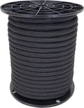 3/8 inch Black Polyester Bungee Cord 100 Foot Spool Pack of 2 G62405