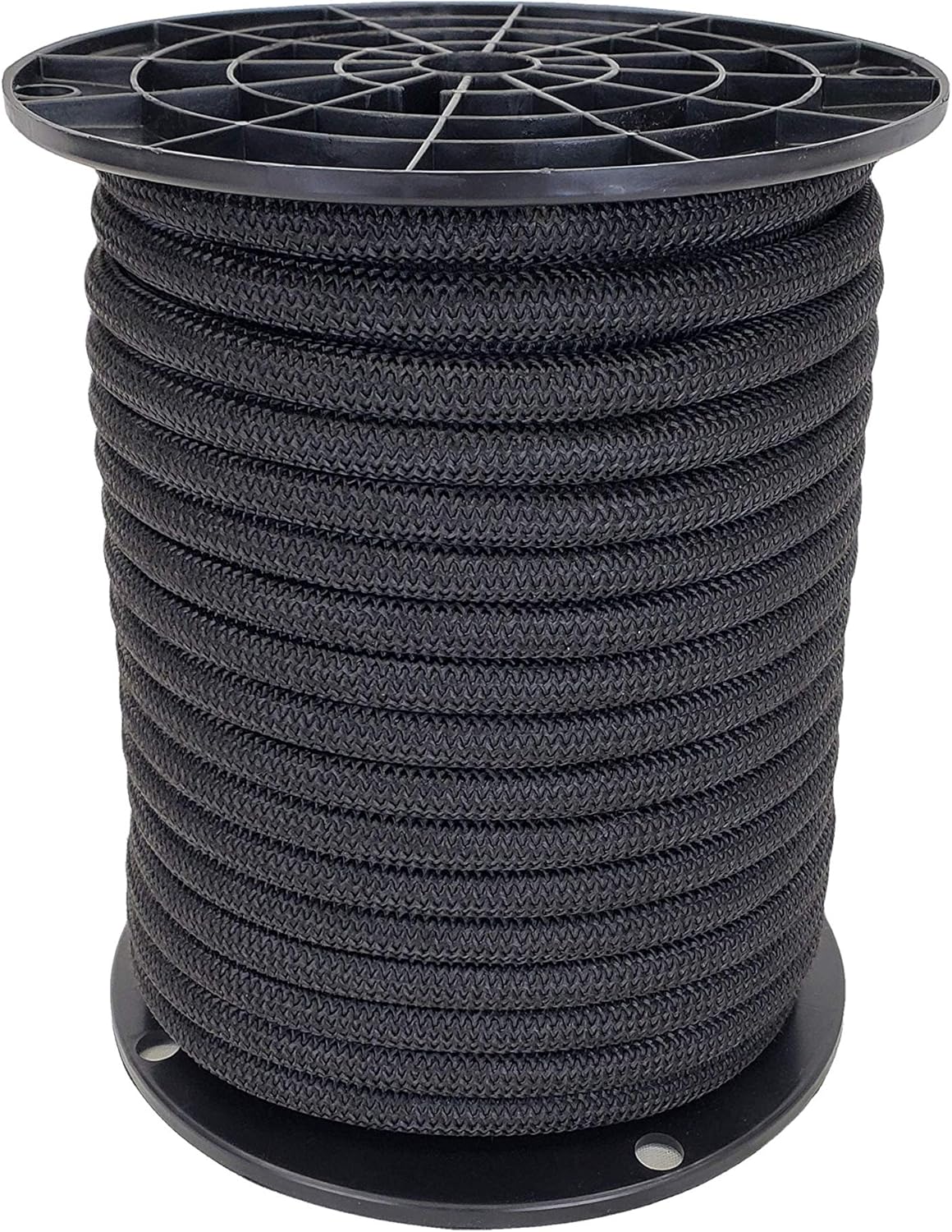3/8 inch Black Polyester Bungee Cord 100 Foot Spool Pack of 2 G62405