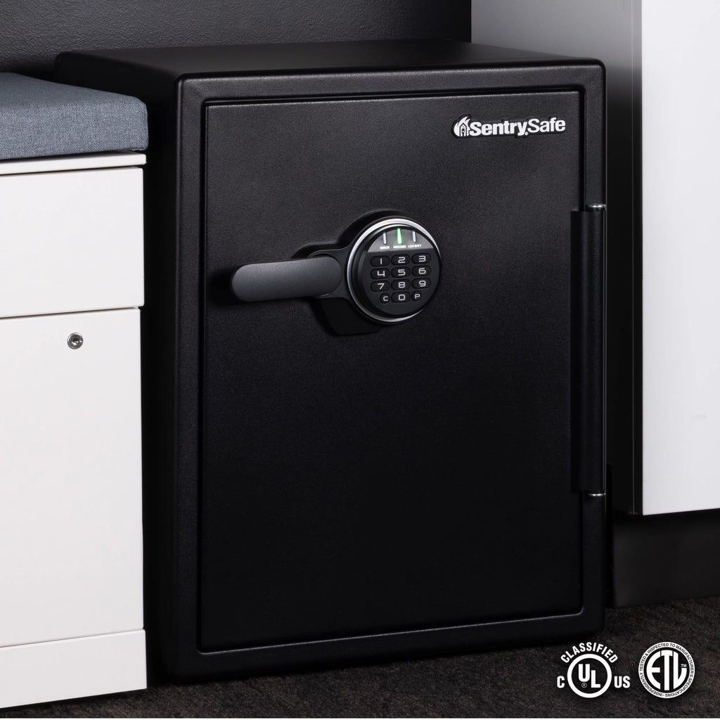 Water and Fire-Resistant Safe with Digital Keypad Lock, 2.0 cu. ft. T638