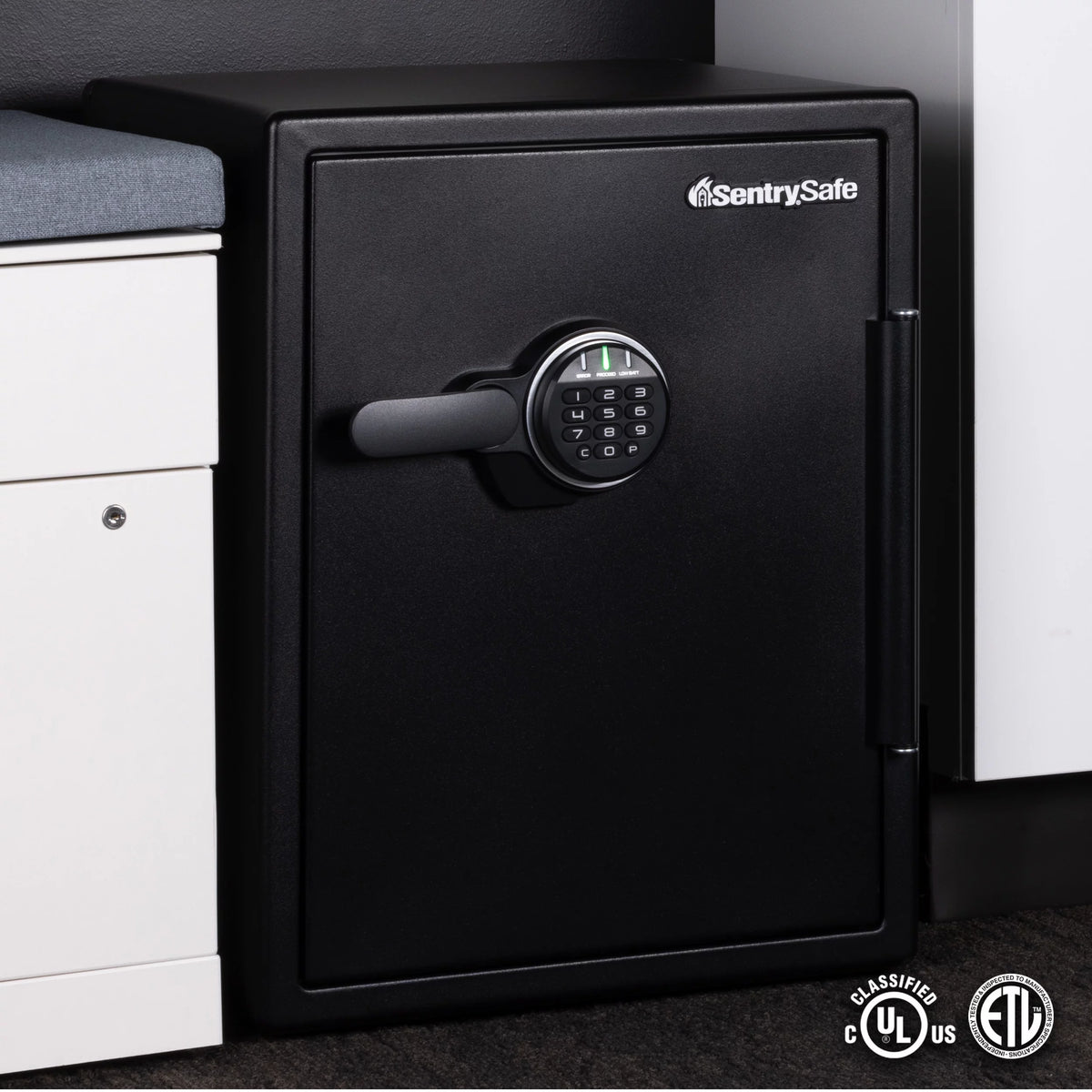 Water and Fire-Resistant Safe with Digital Keypad Lock, 2.0 cu. ft. T638