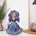 Violet Porcelain Dollhouse Lady with Dress Q50333