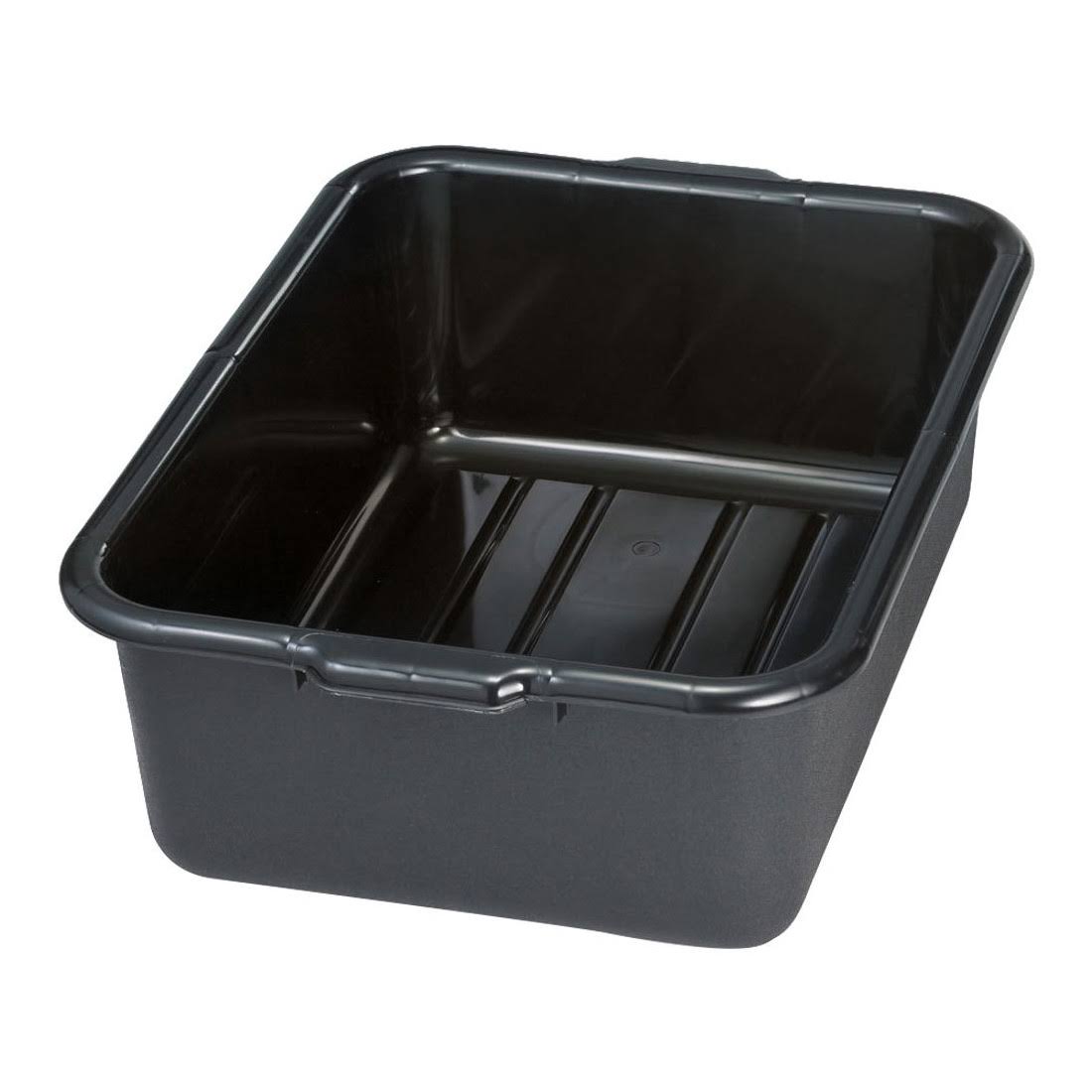 7" Black Recycled Bus Box E350830
