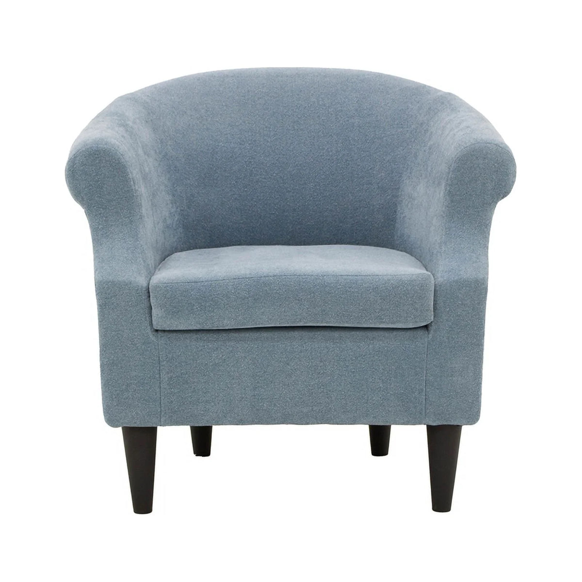 Light Blue Polyester Fabric Chair E250