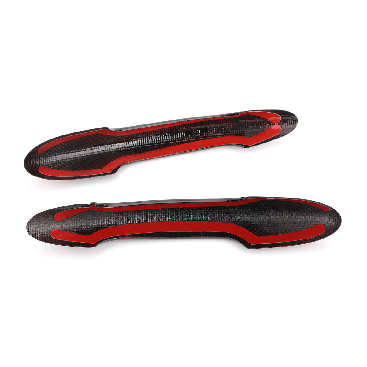 Carbon Fiber Door Handle Cover 2 Door Without Keyhole R209373