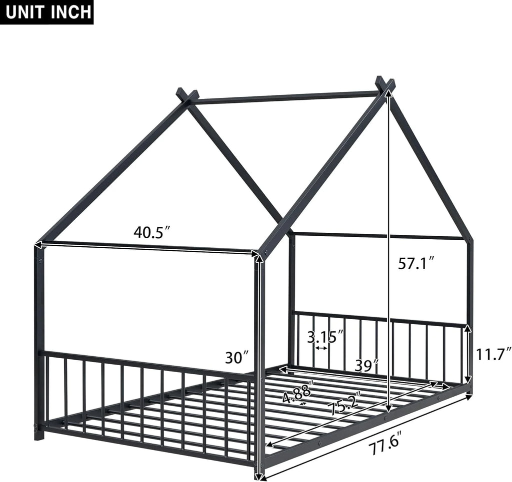 Black Bed Frame S4302