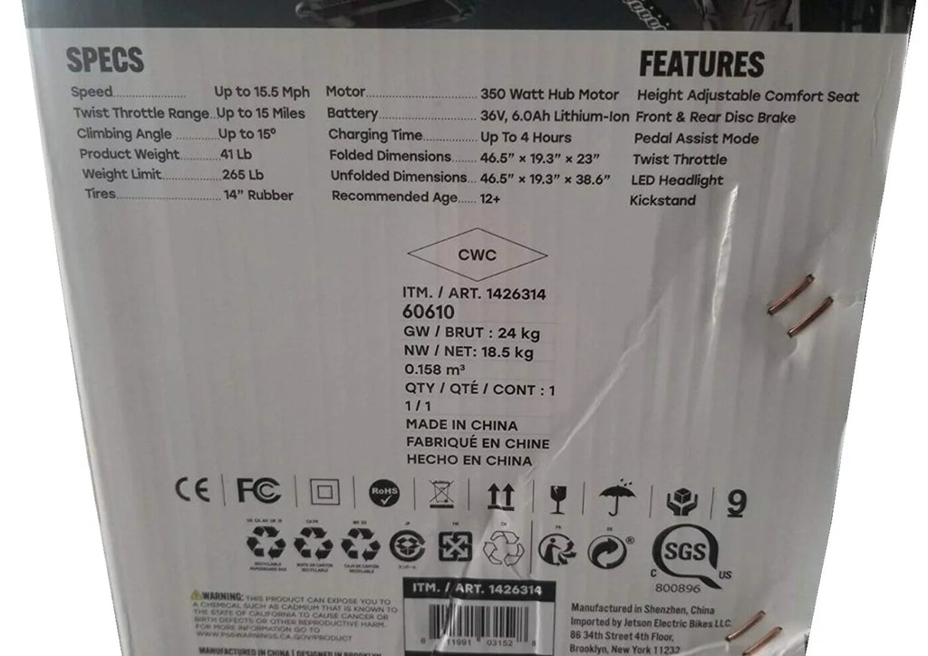 Electric Bike Comfort-Bicycles Bolt H192850