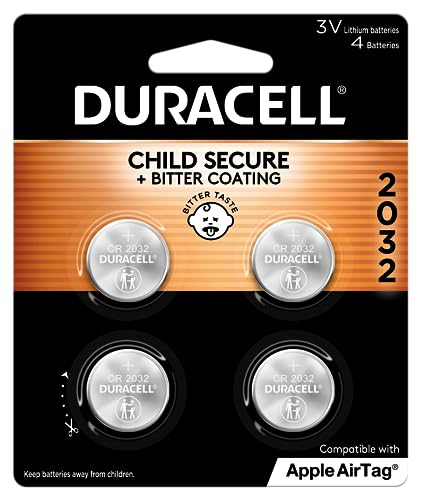 2032 Lithium 3V Coin Battery 4 Count D749