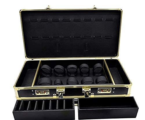 Matte Black Barber Case with Organizing Compartments H5174