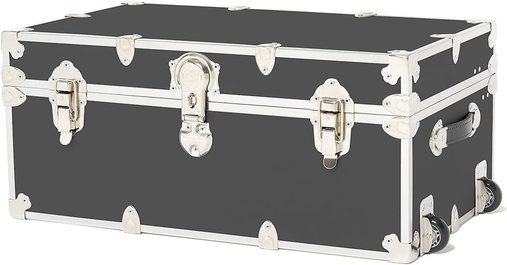 Large Storage Trunk with Mounted Wheels 32x18x14 V181