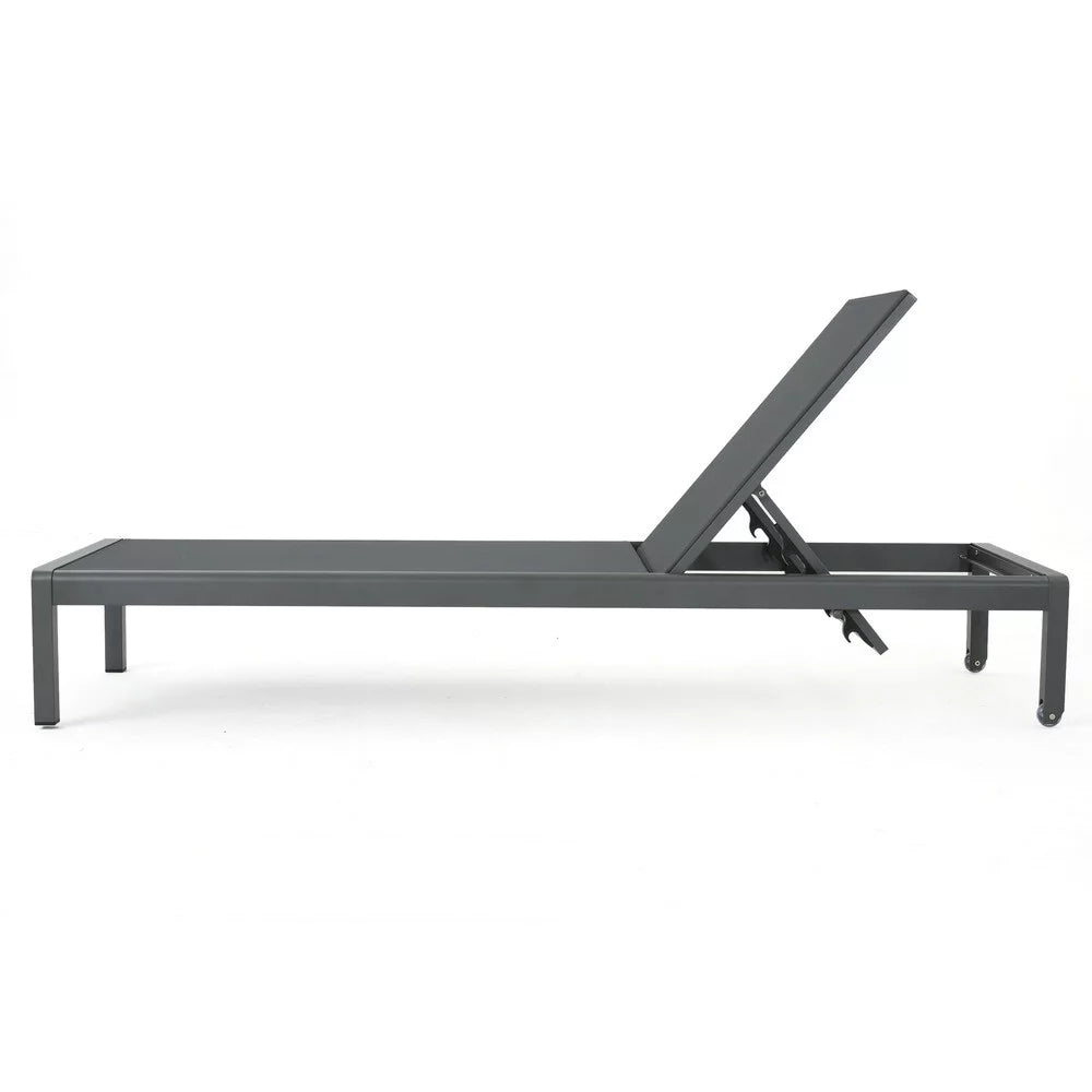 Outdoor Chaise Lounge Set of 4 Q24329