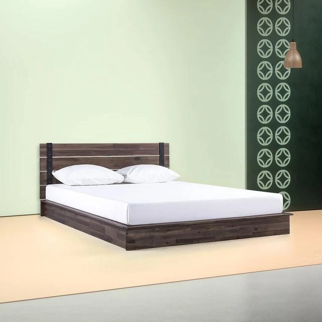 Queen Size Wood Platform Bed Frame P61302