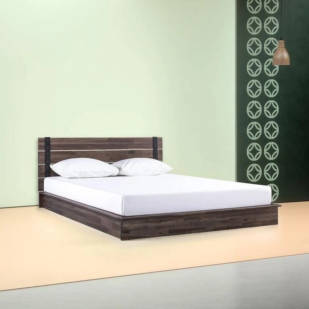 Queen Size Wood Platform Bed Frame P61302