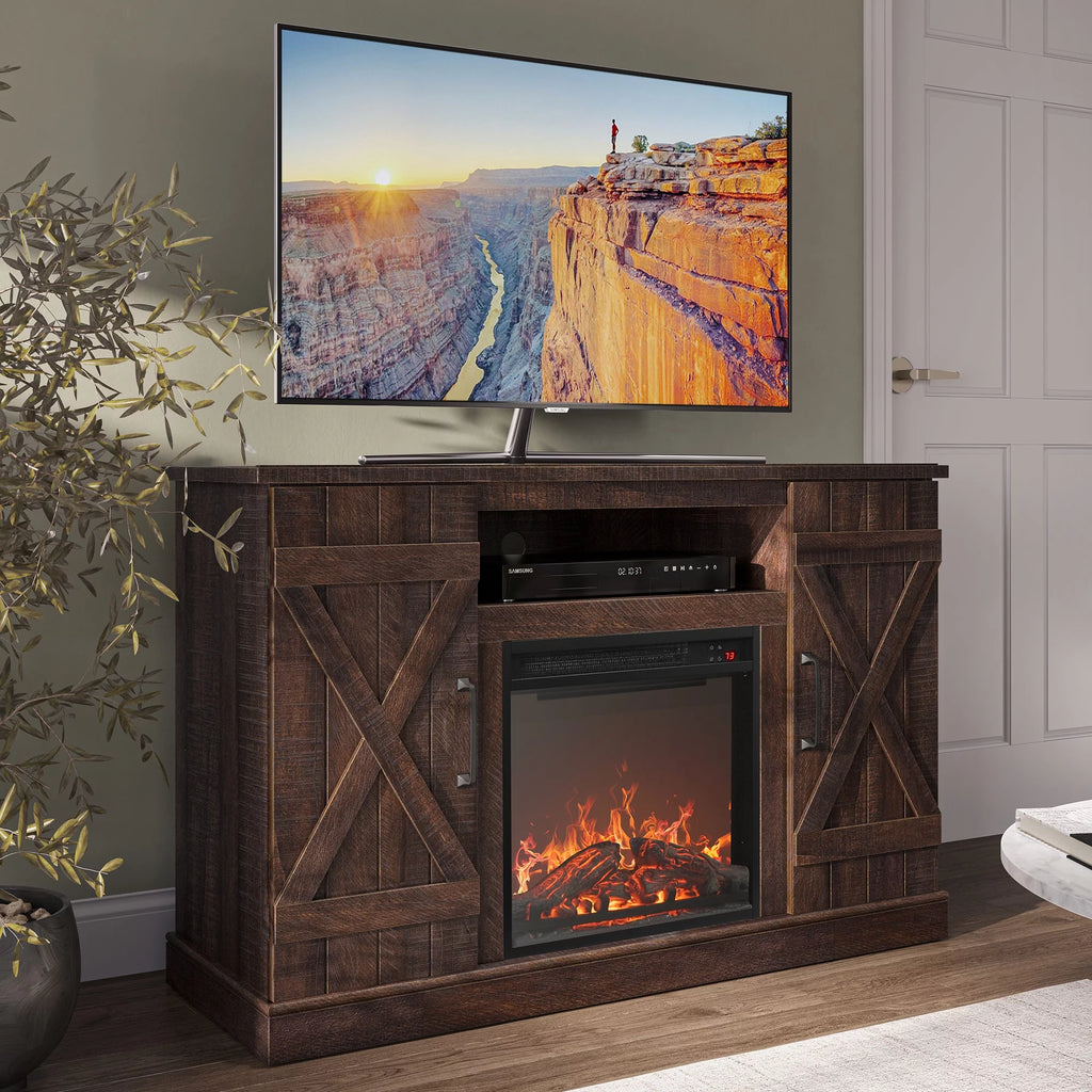 47" TV Stand with 18" Fireplace O30577
