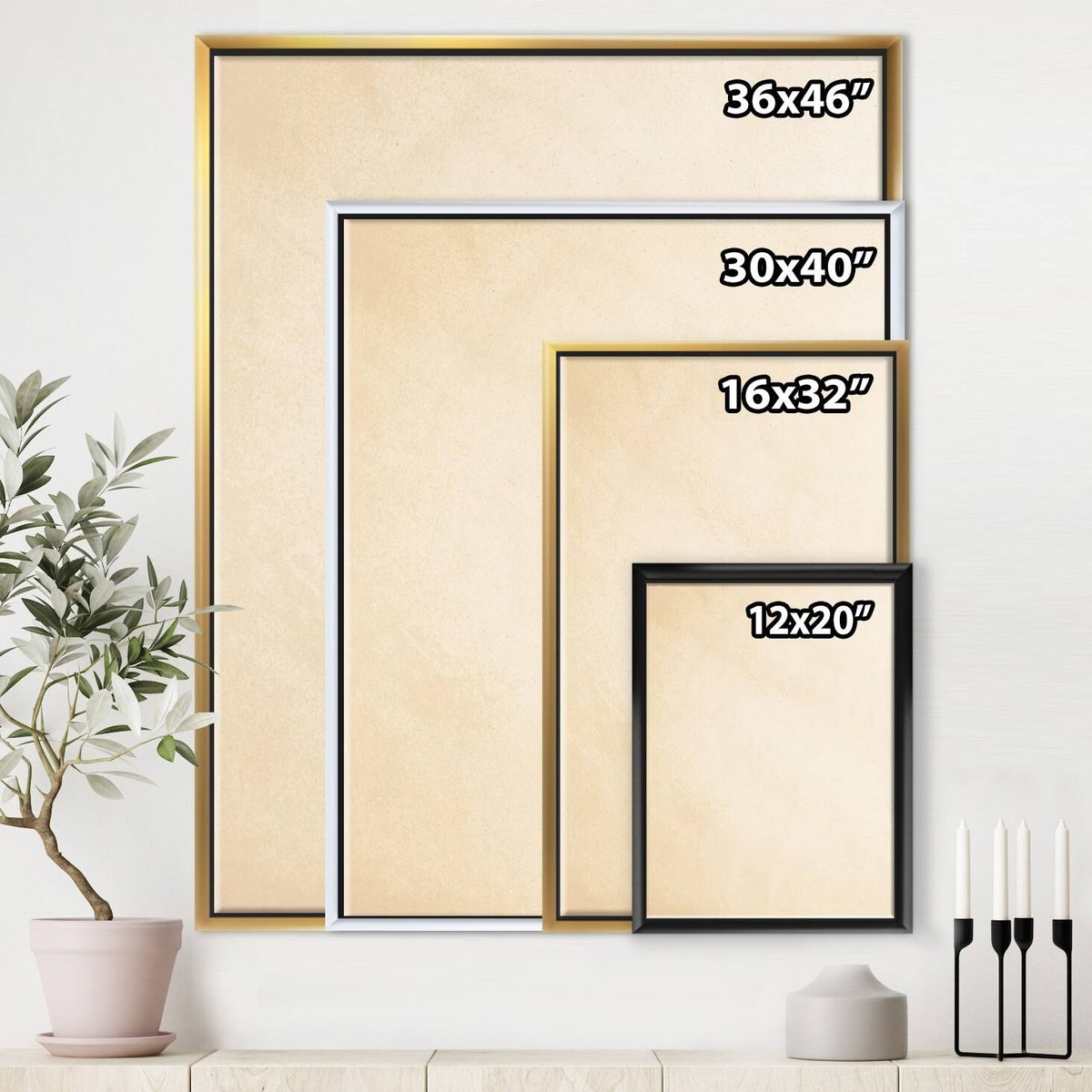 Framed Canvas 36 inch x 46 inch B287245