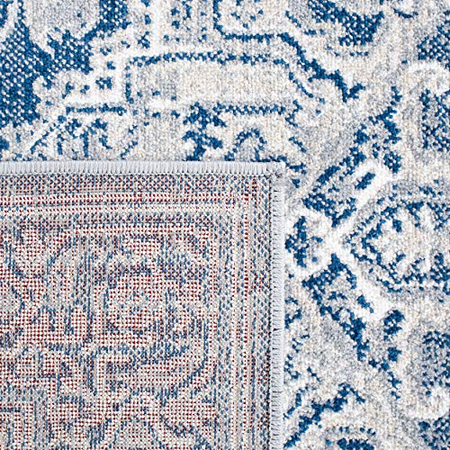 Navy & Grey Area Rug M18571
