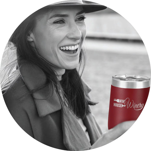 12 oz Stainless Steel Vacuum Insulated Wine Tumbler L7323