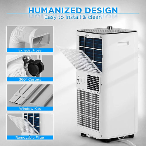 10,000 BTU Portable Air Conditioner, Dehumidifier and Fan F81146