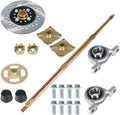 32 Live Rear Axle Kit Disc Rotor Wheel Hub Replacement for Go Kart ATV Quad Drift Trikes E6778