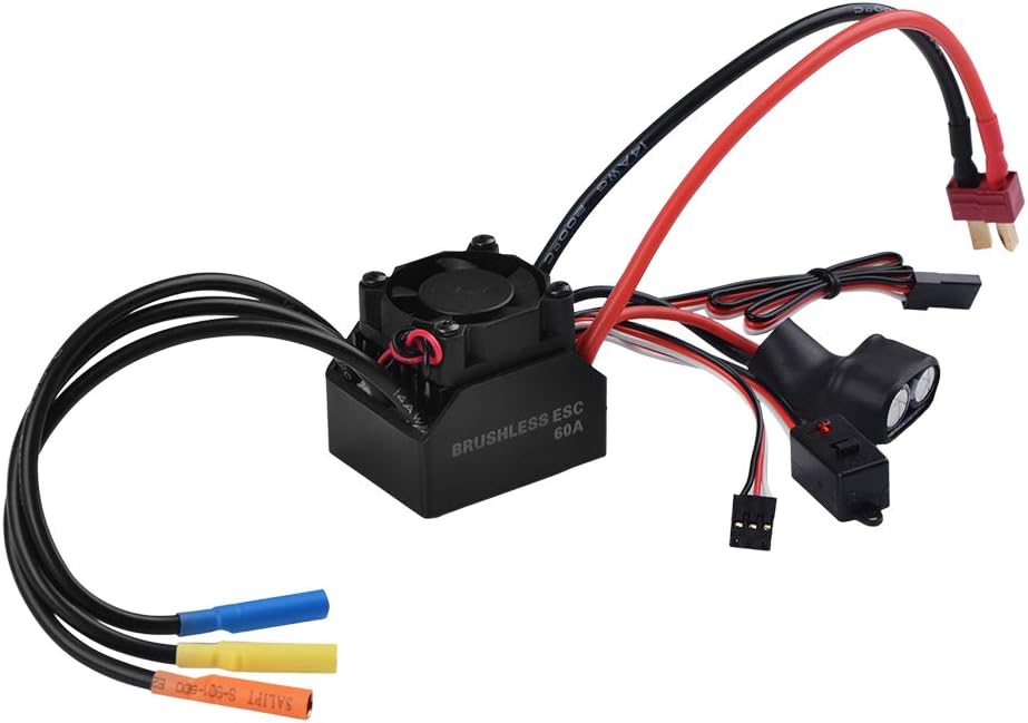 Waterproof 3650 3100KV Sensorless Brushless Motor with 60A Brushless ESC Z830193