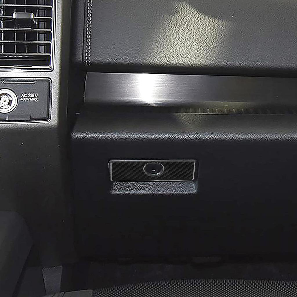 Carbon Fiber Passenger Seat Storage Box Trim Cover P326151
