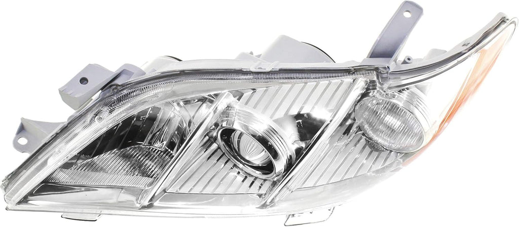 Chrome Housing Amber Reflector Clear Lens Headlight K79401