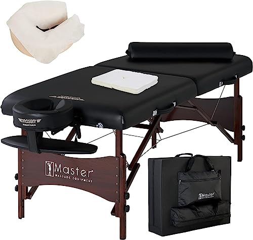 30" Black Portable Massage Table T267012