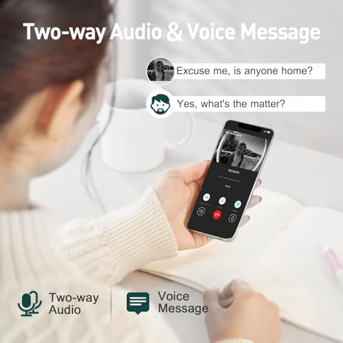 2K Video Doorbell Camera with Chime, Night Vision B711