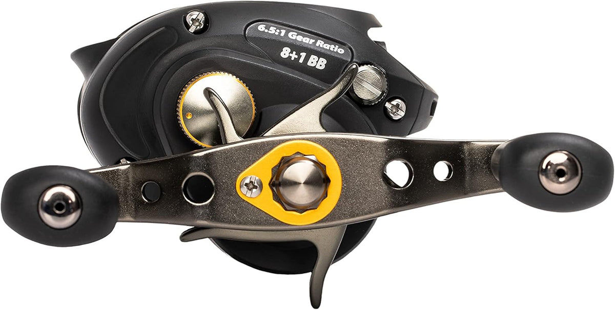 6.5:1 Gear Ratio 8+1 Bearing Aluminum Baitcasting Fishing Reel G881815
