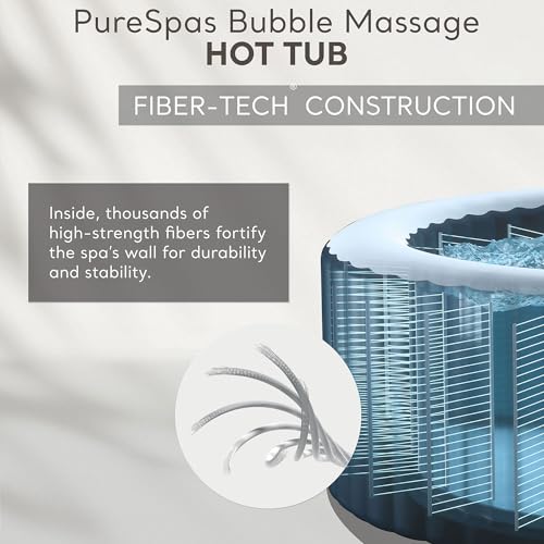 6 Person Capacity 85" x 28" Bubble Massage Spa Set C658