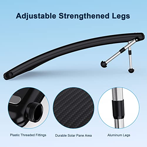 Solar Pool Heater with Two Hoses & Clamps, Two Adapters X435250