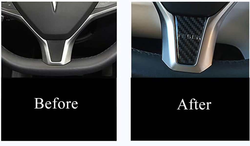 Carbon Fiber Steering Wheel Interior Sticker M1560