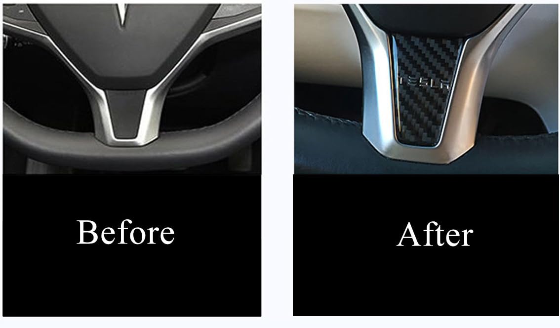 Carbon Fiber Steering Wheel Interior Sticker M1560