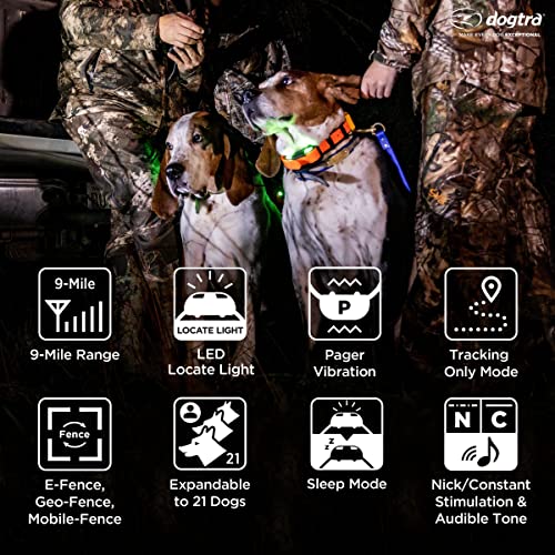 GPS Dog Training Collar with Remote, 9 Mile Range, Tracking P65474