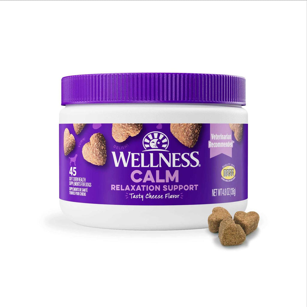 Cheese Flavored Soft Chews Calming Supplements for Dogs N86287