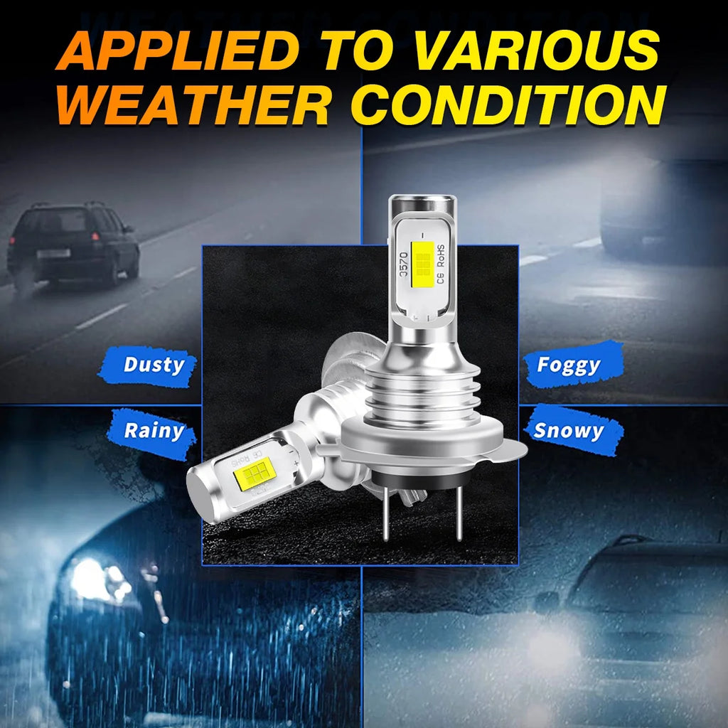 Combo LED Headlight + Fog Light Bulbs Kit I5286