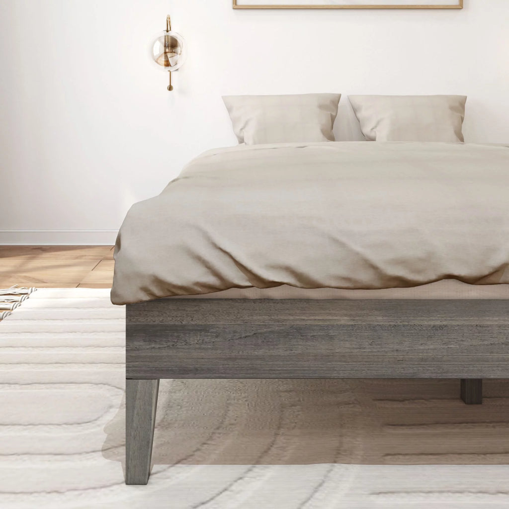 Queen Solid Wood Platform Bed Frame L6765
