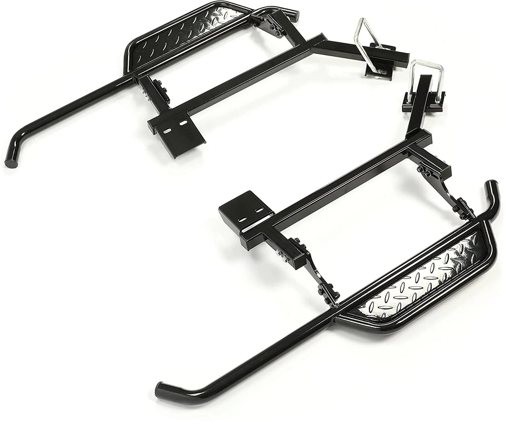 Black Steel Nerf Bars Step Down Kit O821