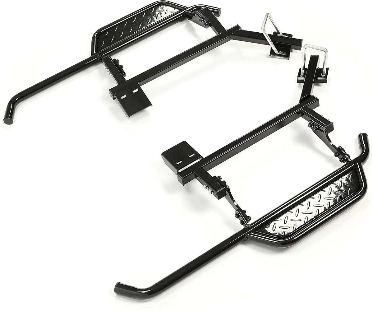 Black Steel Nerf Bars Step Down Kit O821