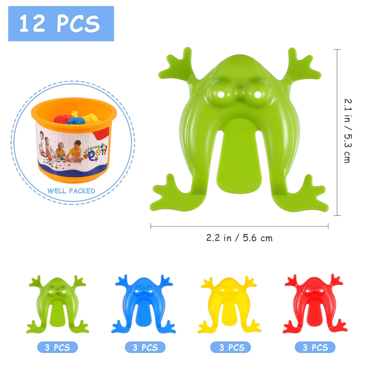 Jumping Leap Frogs Toy with Bucket A1486