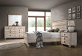 White Wash 4-Piece King Size Bedroom Set F8458