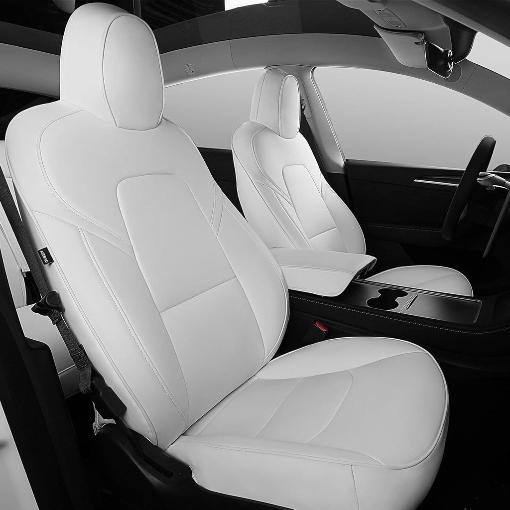 Red PU Leather Car Seat Cover for Tesla Model Y 2020 2021 Y304820