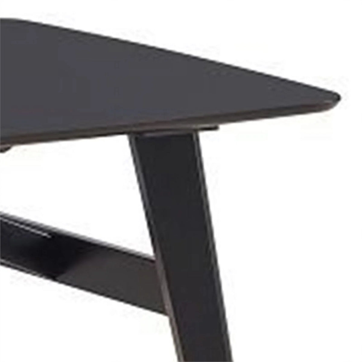 71 Inch Black Wood Dining Table S41264