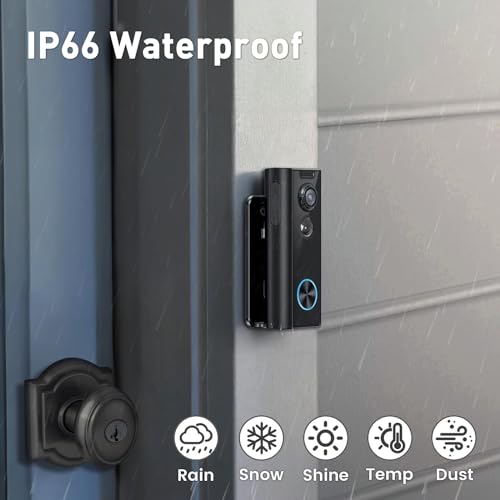 2K Video Doorbell Camera with Chime, Night Vision B711