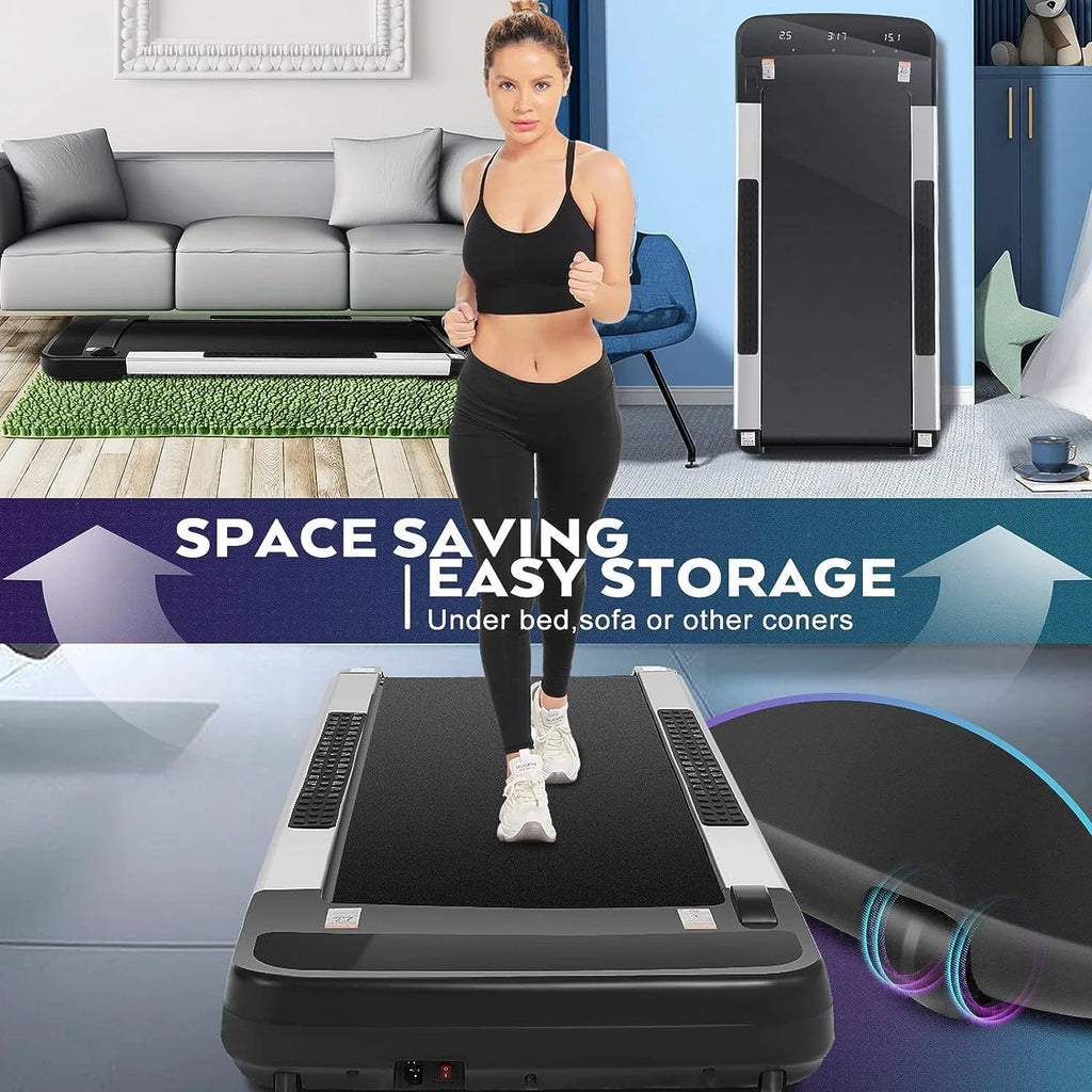 Black Under Desk Treadmill with Remote Control V557095