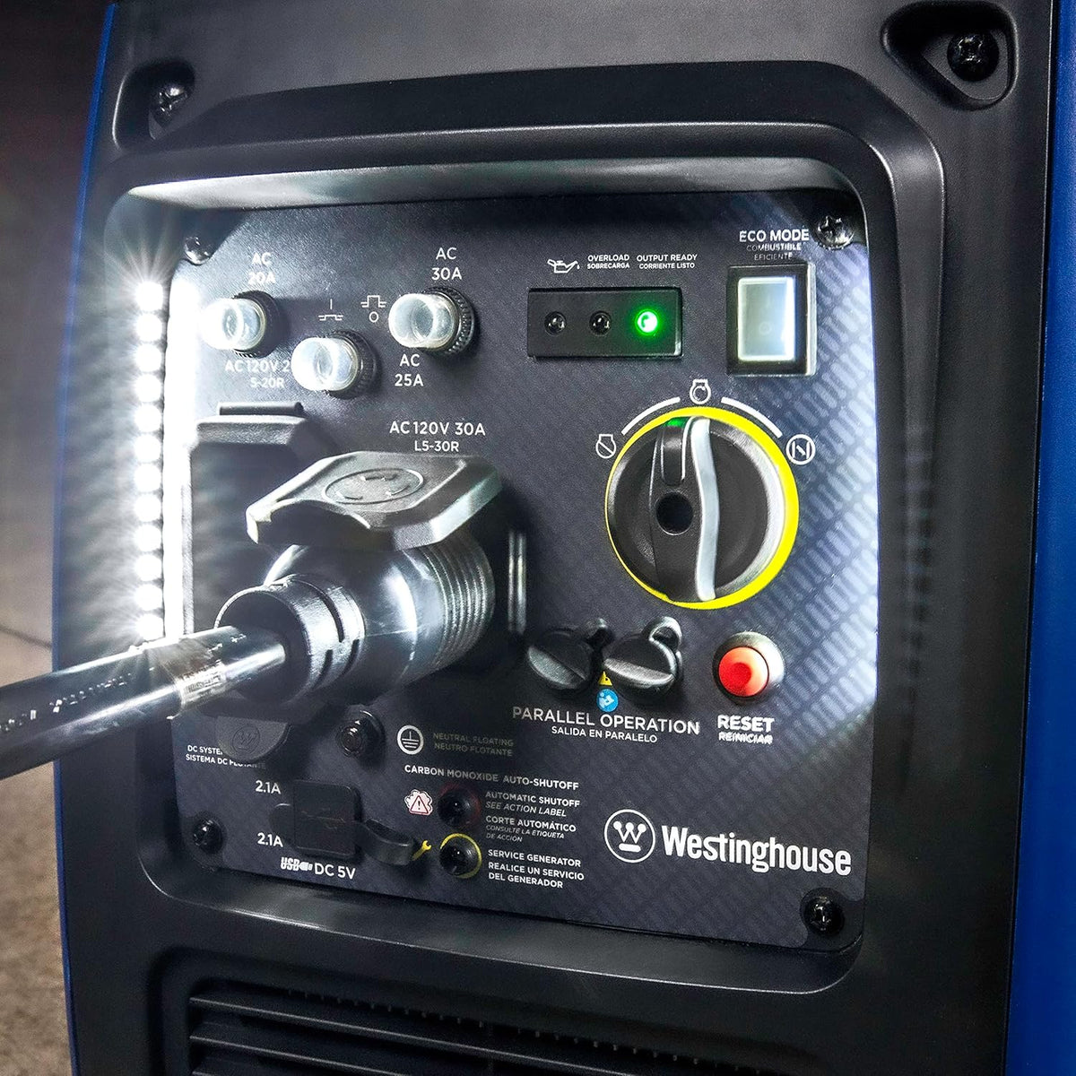 Portable Inverter Generator, 3700 Peak Watt, Gas Powered D260470