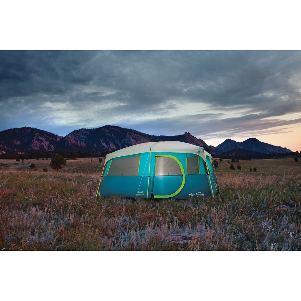 8-Person Light Blue Cabin Camping Tent N290783